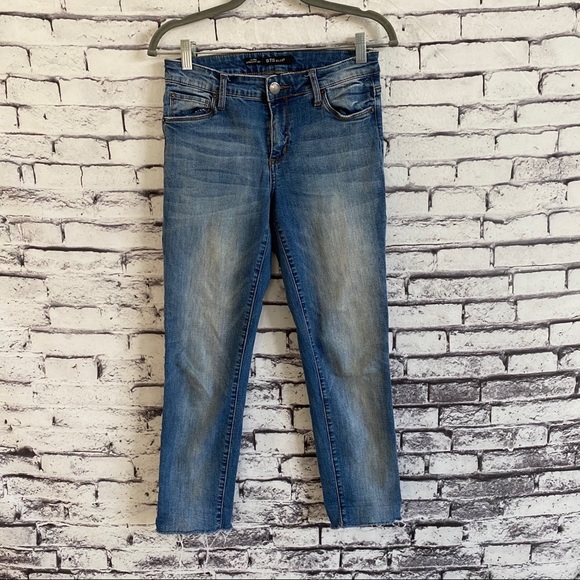 Straight Leg Raw Cropped Jeans | Poshmark